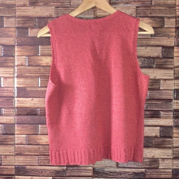 Vintage Womens Sigrid Olsen Sport Knit Boho Vest size Medium - Picture 6 of 11